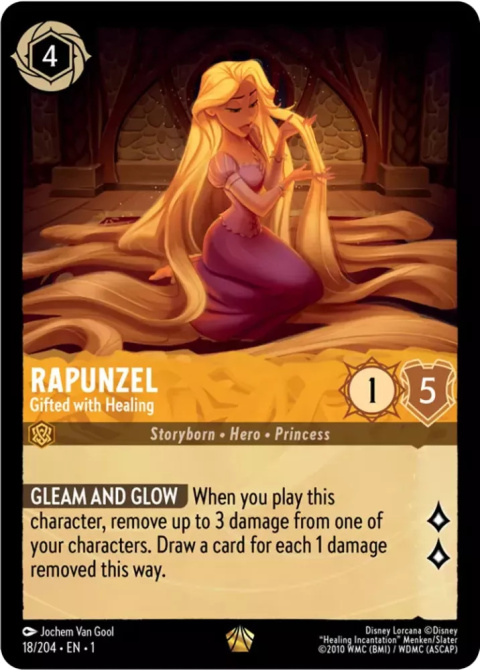 Disney Lorcana - The First Chapter - Rapunzel - Gifted with Healing