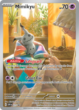 Pokémon TCG : Mimikyu #75 Pokemon SV Black Star Promos