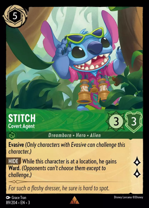 Disney Lorcana - Into The Inklands - Stitch - Covert Agent