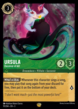 Disney Lorcana - into-the-inklands - [FOIL] Ursula - Deceiver of All