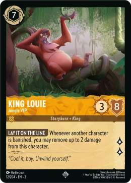 Disney Lorcana - Rise Of The Floodborn - King Louie - Jungle VIP