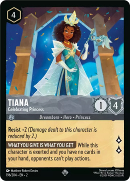 Disney Lorcana - Rise Of The Floodborn - Tiana - Celebrating Princess