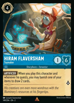 Disney Lorcana - Rise Of The Floodborn - Hiram Flaversham - Toymaker