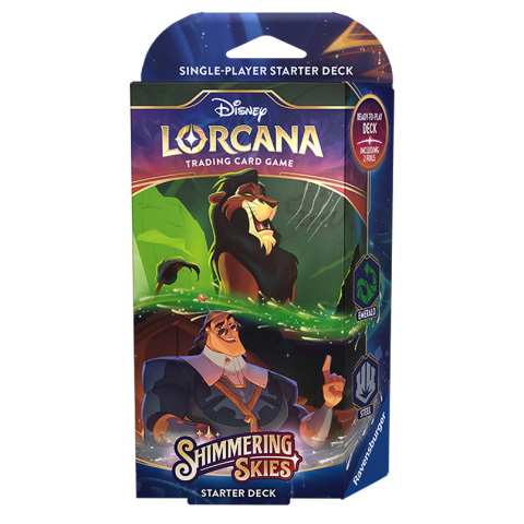 Disney Lorcana: Shimmering Skies - Starter Deck -Emerald and Steel