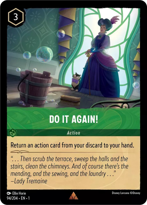 Disney Lorcana - The First Chapter - FOIL - Do It Again!