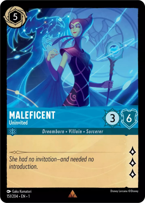 Disney Lorcana - The First Chapter - [FOIL] - Maleficent - Uninvited