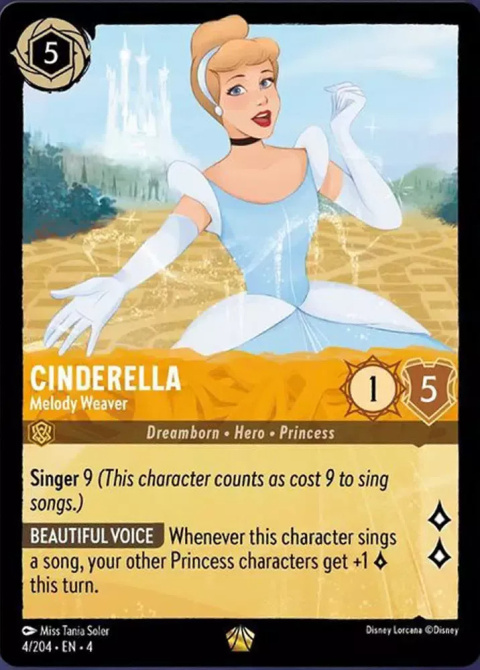 Disney Lorcana - Ursulas-Return - Cinderella - Melody Weaver