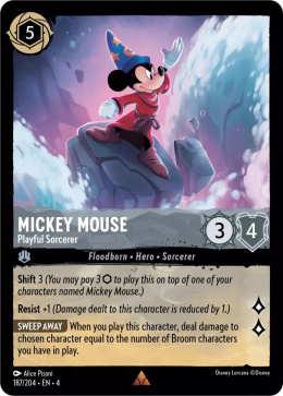 Disney Lorcana - Ursulas-Return - Mickey Mouse - Playful Sorcerer