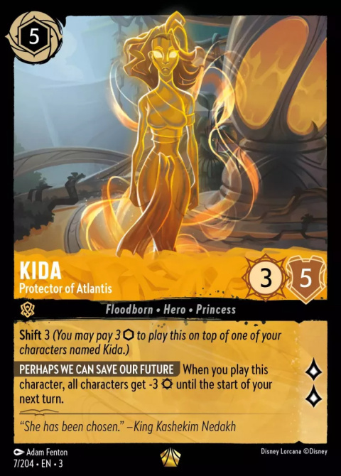 Disney Lorcana - into-the-inklands - Kida - Protector of Atlantis