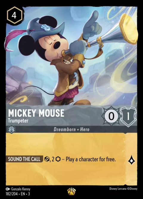 Disney Lorcana - into-the-inklands - Mickey Mouse - Trumpeter