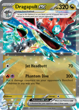 Pokémon TCG : Dragapult ex #130 Pokemon Twilight Masquerade