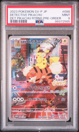 Pokémon TCG - Detective Pikachu #98 [SV-P]-Pokemon Japanese Promo PSA 9