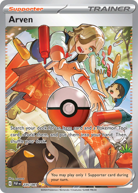 Pokémon TCG : Arven #235 Pokemon Paldean Fates Pokémon TCG : Arven #235 Pokemon Paldean Fates