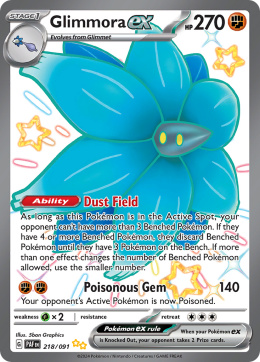 Pokémon TCG :Glimmora #218 Pokemon Paldean Fates