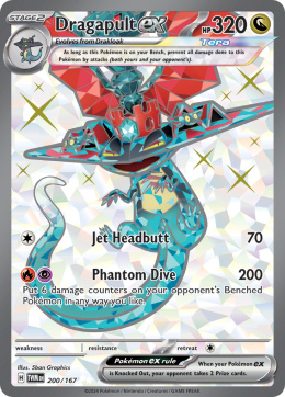 Pokémon TCG : Dragapult ex #200 Pokemon Twilight Masquerade