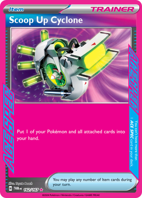 Pokémon TCG : Scoop Up Cyclone #162 Pokemon Twilight Masquerade