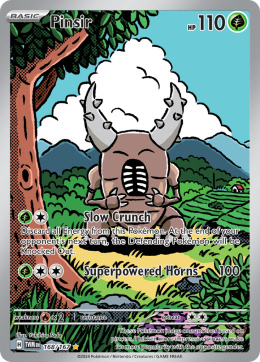 Pokémon TCG : Pinsir #168 Pokemon Twilight Masquerade