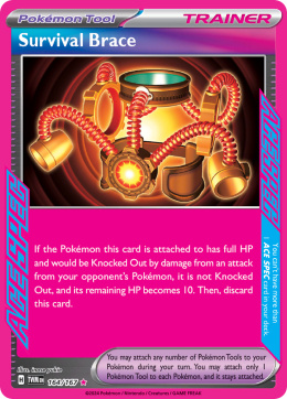 Pokémon TCG : Survival Brace #164 Pokemon Twilight Masquerade