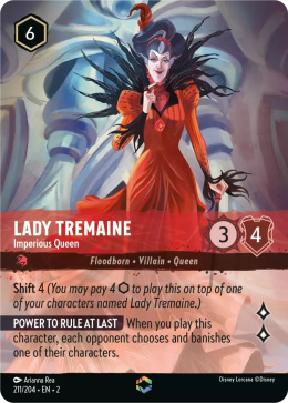 Disney Lorcana - Rise of the Floodborn - Lady Tremaine - Imperious Queen (V.2)