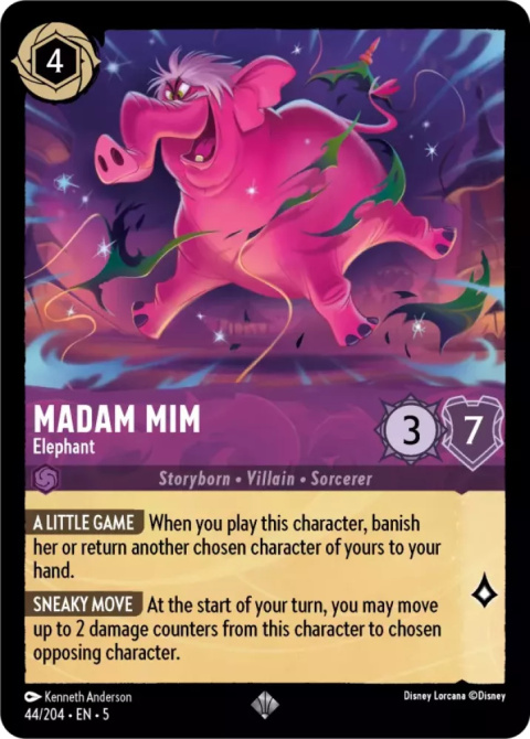 Disney Lorcana - Shimmering Skies - Madam Mim - Elephant