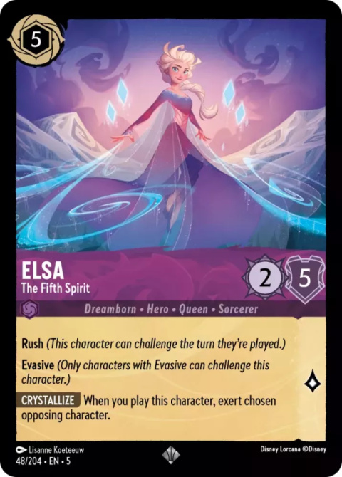 Disney Lorcana - Shimmering Skies - Elsa - The Fifth Spirit