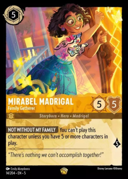 Disney Lorcana - Shimmering Skies - Mirabel Madrigal - Family Gatherer