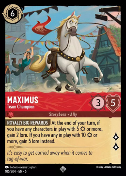 Disney Lorcana - Shimmering Skies - Maximus - Team Champion