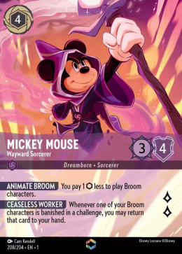 Disney Lorcana - The First Chapter - Mickey Mouse - Wayward Sorcerer (V.2)