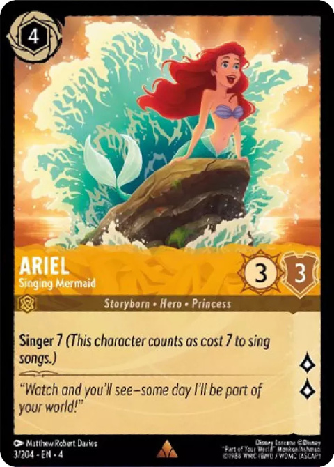 Disney Lorcana - Ursulas-Return - FOIL Ariel - Singing Mermaid