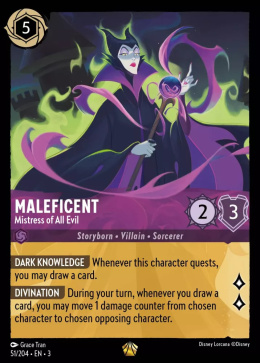 Disney Lorcana - Into The inklands - Maleficent - Mistress of All Evil