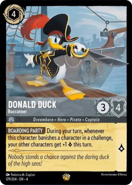 Disney Lorcana - Ursulas-Return - Donald Duck - Buccaneer