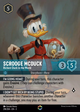 Disney Lorcana - into-the-inklands - Scrooge McDuck - Richest Duck in the World (V.2)