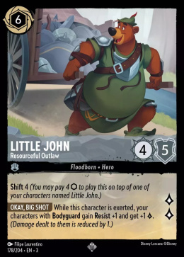 Disney Lorcana - into-the-inklands - Little John - Resourceful Outlaw