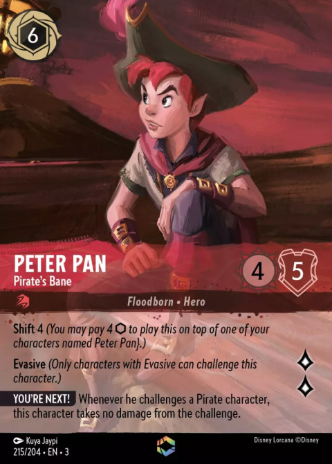 Disney Lorcana - into-the-inklands - Peter Pan - Pirate's Bane (V.2)