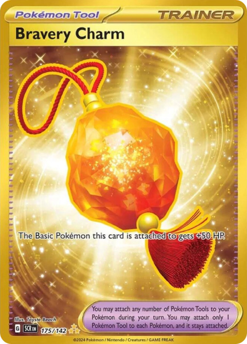 Pokémon TCG: Bravery Charm #175 Pokemon Stellar Crown