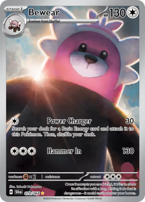 Pokémon TCG:Bewear #079 Pokemon Shrouded Fable