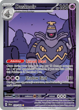 Pokémon TCG: Dusknoir #070 Pokemon Shrouded Fable