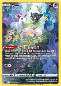 Pokémon TCG : Mew #GG10 Pokemon Crown Zenith