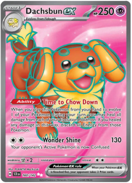 Pokémon TCG: Dachsbun ex #160 Pokemon Stellar Crown