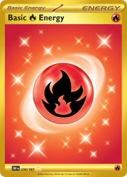 Pokémon TCG : Fire Energy #230 Pokemon Obsidian Flames