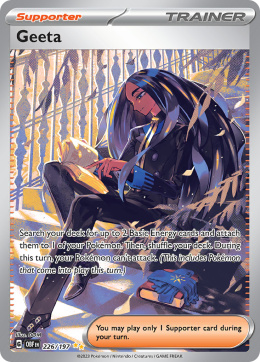 Pokémon TCG : Geeta #226 Pokemon Obsidian Flames