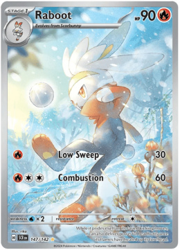 Pokémon TCG: Raboot #147 Pokemon Stellar Crown