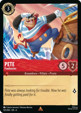 Disney Lorcana - Azurite Sea - Pete - Freebooter