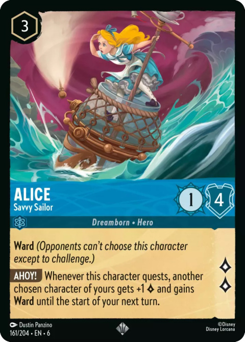 Disney Lorcana - Azurite Sea - Alice - Savvy Sailor