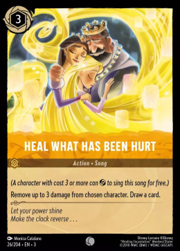 Disney Lorcana - Into The inklands - FOIL Heal What Has Been Hurt