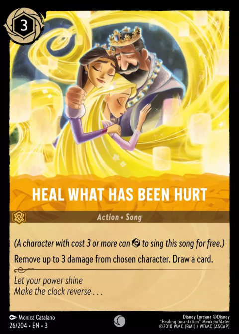 Disney Lorcana - Into The inklands - FOIL Heal What Has Been Hurt