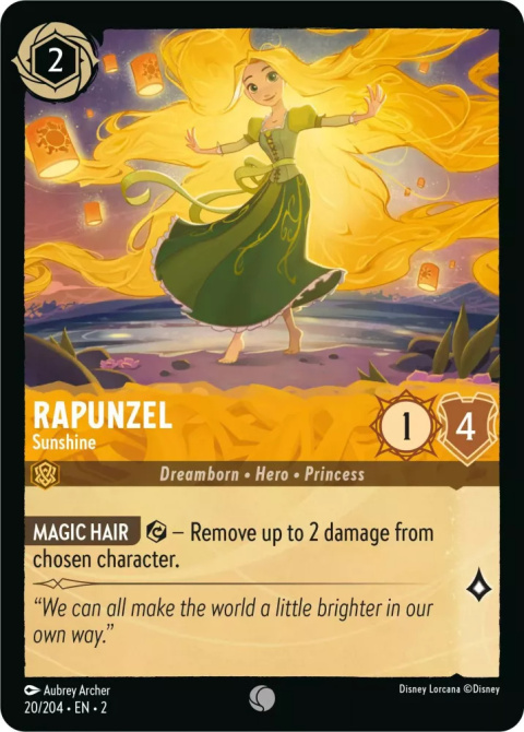 Disney Lorcana - Rise of the Floodborn - FOIL Rapunzel - Sunshine