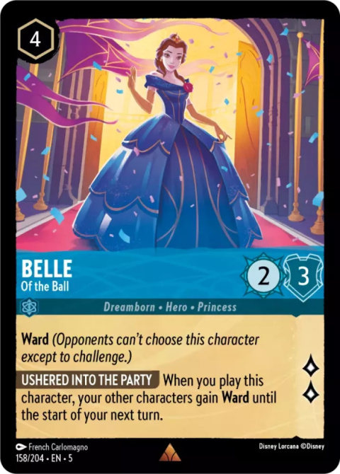 Disney Lorcana - Shimmering Skies - Belle - Of the Ball