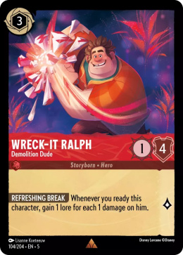 Disney Lorcana - Shimmering Skies - Wreck-It Ralph - Demolition Dude