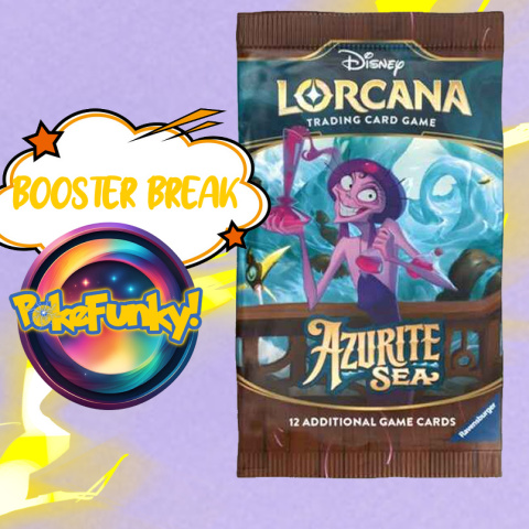 Disney Lorcana TCG: Azurite Sea - Booster BREAK Disney Lorcana TCG: Azurite Sea - Booster BREAK